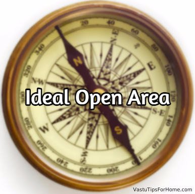 Ideal Open Area According to Vastu Shastra